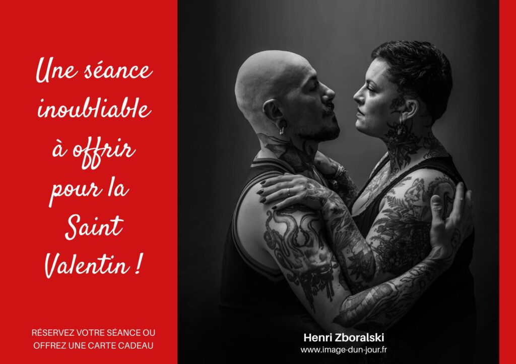 Séance photo couple St Valentin, séance photo glamour St Valentin Lille, séance couple Lille