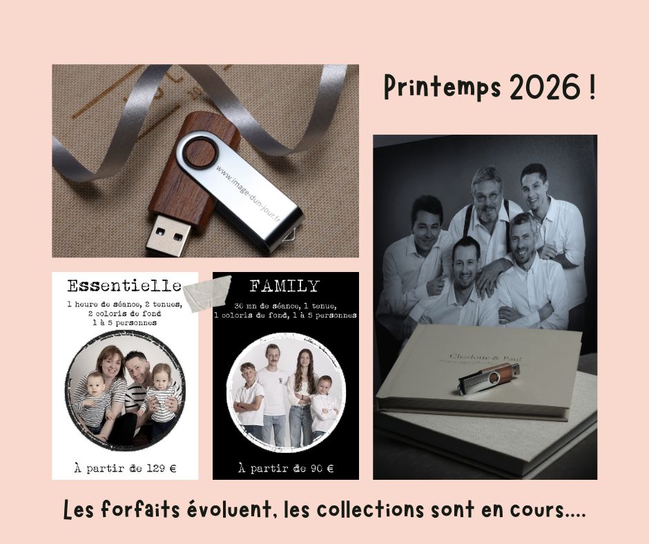 Studio IMAGE D'UN JOUR LAMBERSART Nos collections de portraits 2026