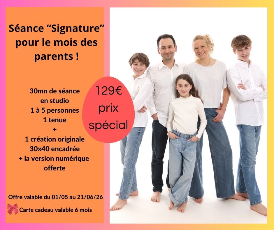 Séance Le mois des parents, séance fête des mères et fête des pères, séance famille fête des mères et fête des pères